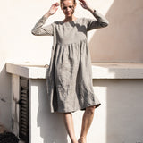 Maxi EMILIE loose linen dress