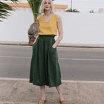 OIA gathered linen skirt - notPERFECTLINEN