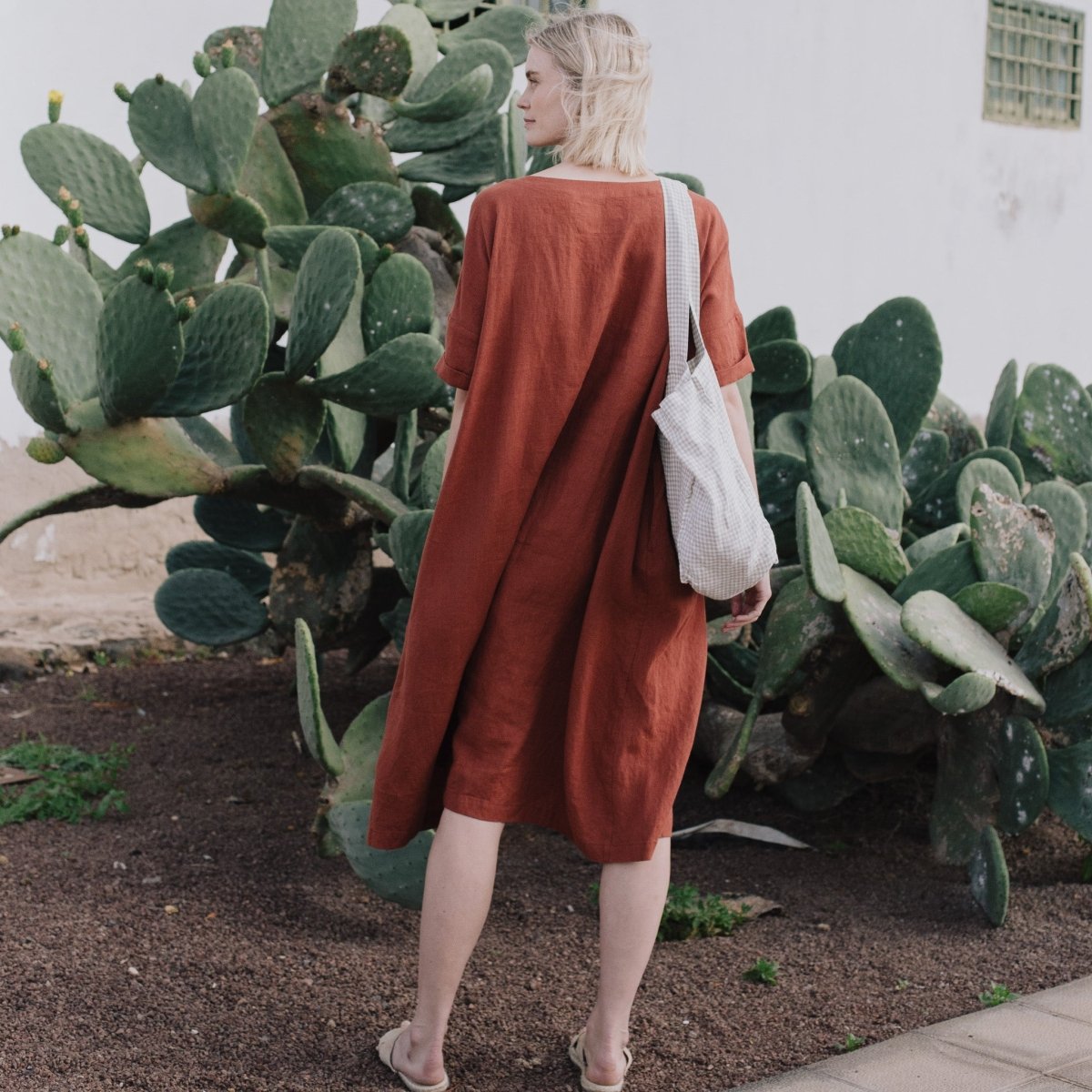 BERLIN oversized linen dress - notPERFECTLINEN