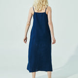 LANGLEY-2 maxi slip linen dress (SS24)