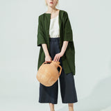 SINTRA linen cardigan in MAXI length