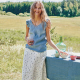 VARENNA linen top