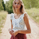 VARENNA linen top