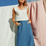 MATERA linen skirt