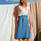 MATERA linen skirt