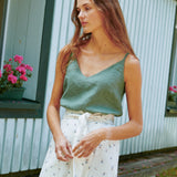 SORRENTO cami linen top