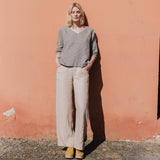 HIDA classic linen pants - notPERFECTLINEN