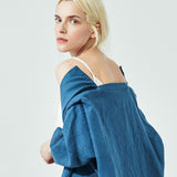 SINTRA linen cardigan in MAXI length