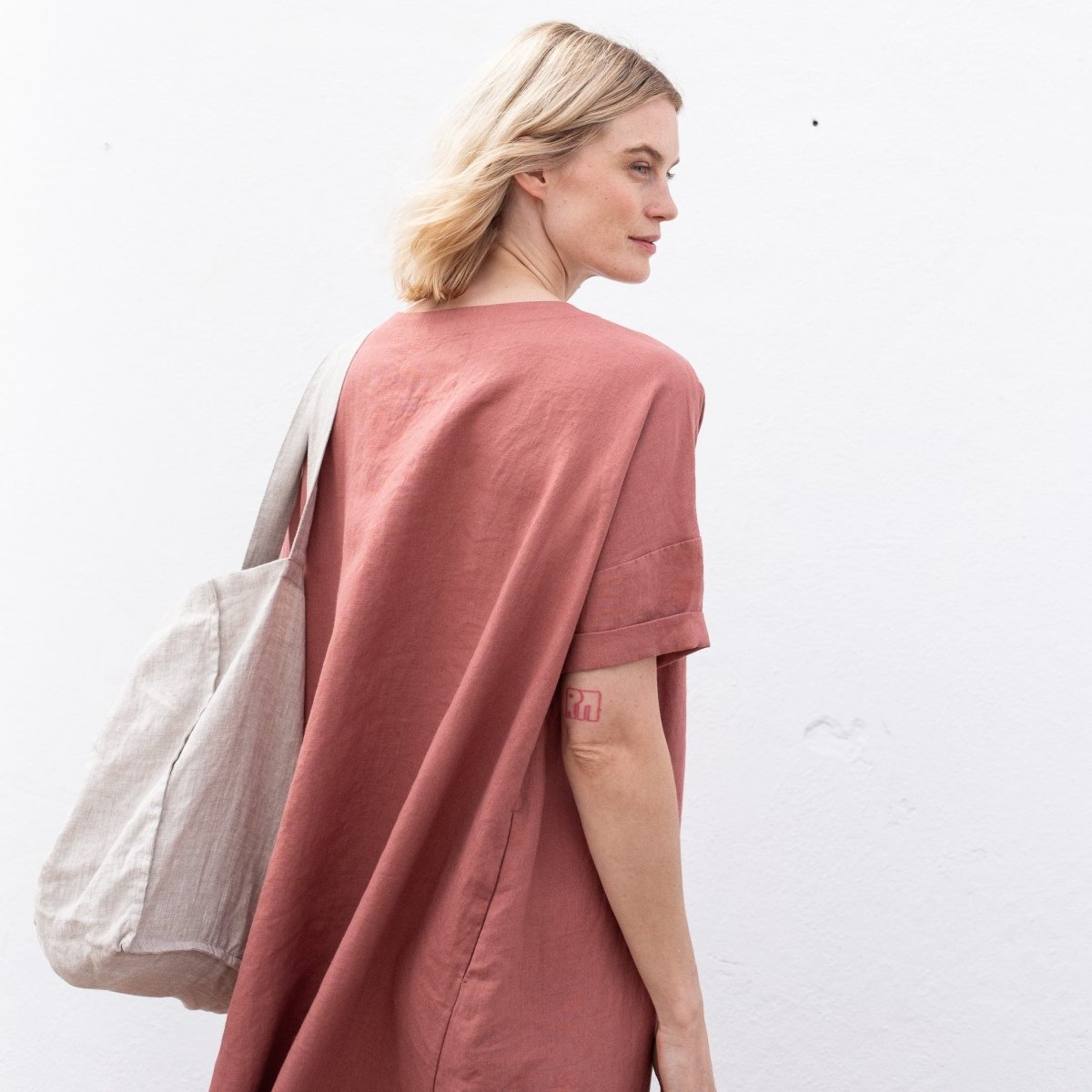 RENNES-2 oversized linen dress - notPERFECTLINEN