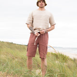 Men’s linen t-shirt BURNIE - notPERFECTLINEN