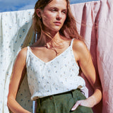 SORRENTO cami linen top