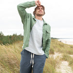 Men’s long sleeve linen shirt MONTREAL - notPERFECTLINEN