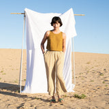 YORK light weight palazzo linen pants - notPERFECTLINEN