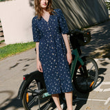 RONDA button down linen dress