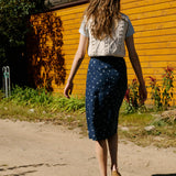 MATERA linen skirt