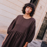 MONTMARTE oversized linen dress dress