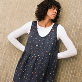 AUSTIN linen jumper dress