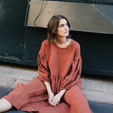 MONTMARTE oversized linen dress