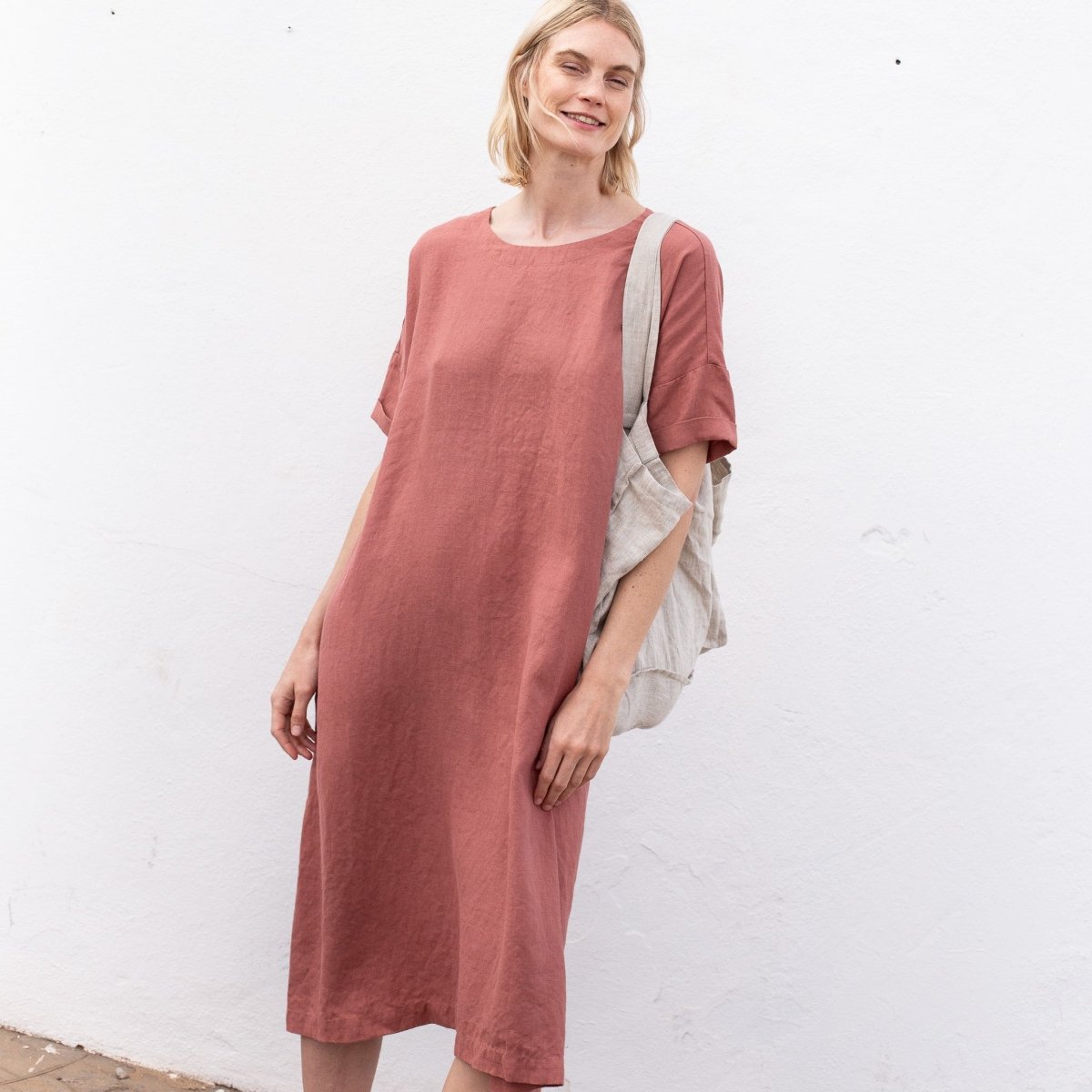 RENNES-2 oversized linen dress - notPERFECTLINEN