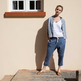 TOLEDO capri linen pants - notPERFECTLINEN