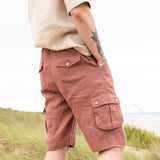 Men’s cargo linen shorts MACKAY