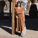 REINE waisted linen dress - notPERFECTLINEN