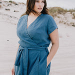 CANNES-2 wrap linen dress - notPERFECTLINEN