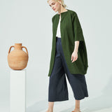 SINTRA linen cardigan in MAXI length