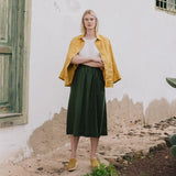 OIA gathered linen skirt - notPERFECTLINEN