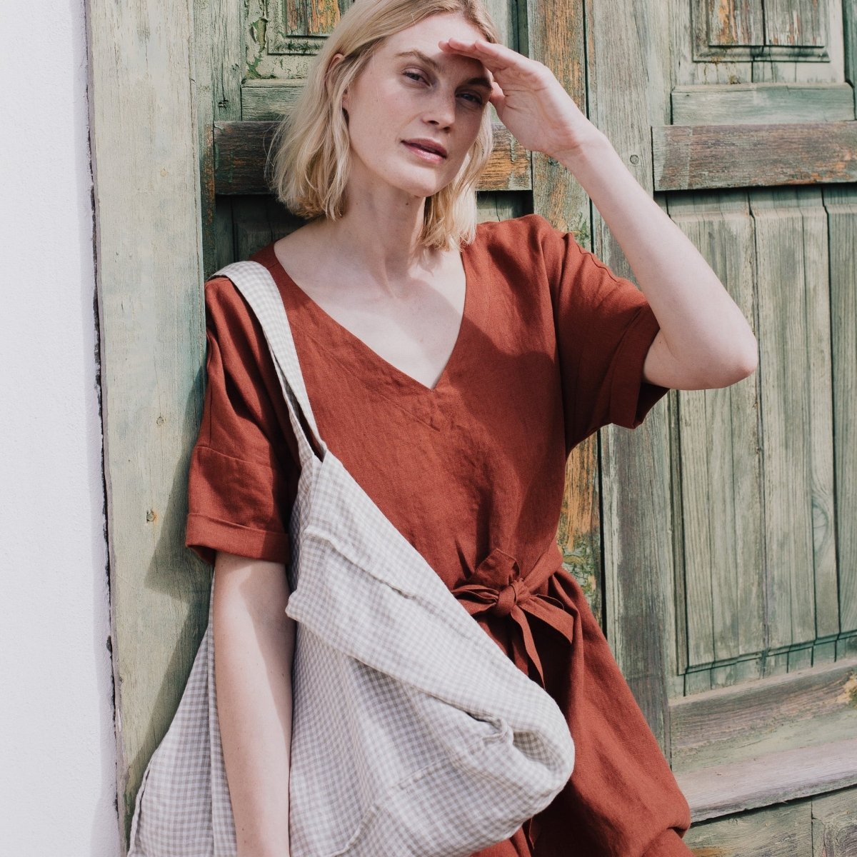 BERLIN oversized linen dress - notPERFECTLINEN