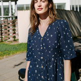 RONDA button down linen dress