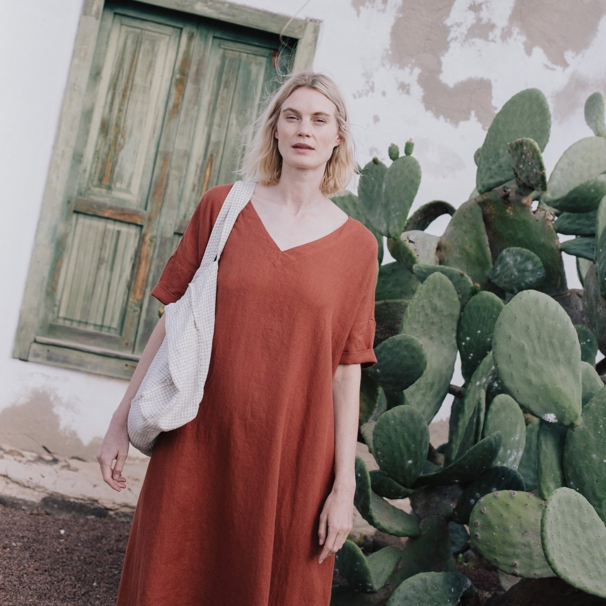 BERLIN oversized linen dress - notPERFECTLINEN