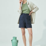 MAIN casual linen shorts