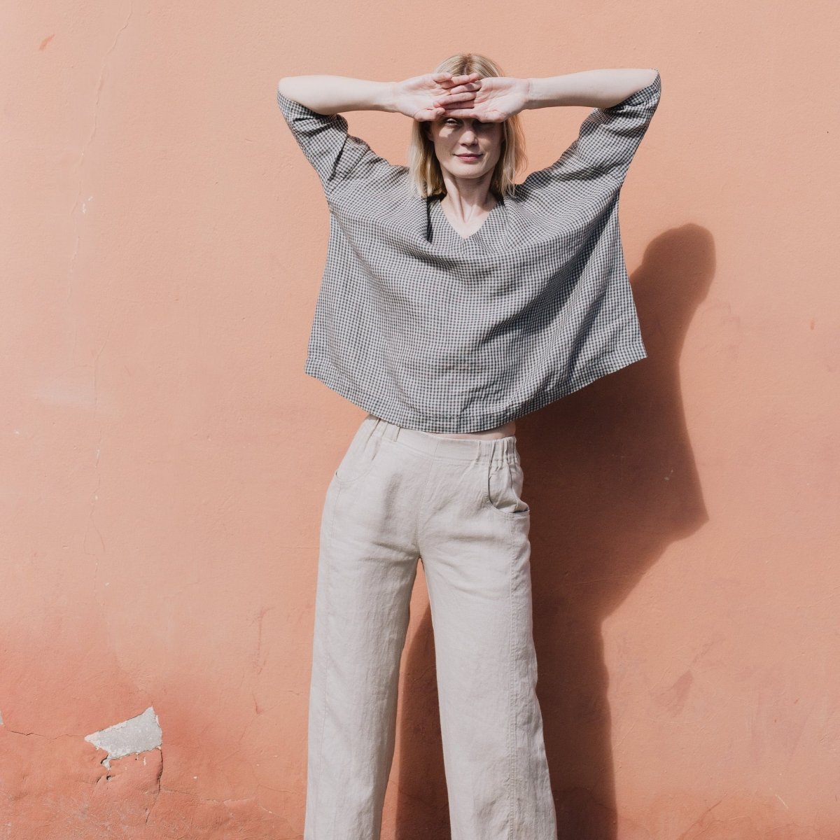 HIDA classic linen pants - notPERFECTLINEN EU