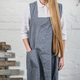 Linen Apron - Pinafore - notPERFECTLINEN EU