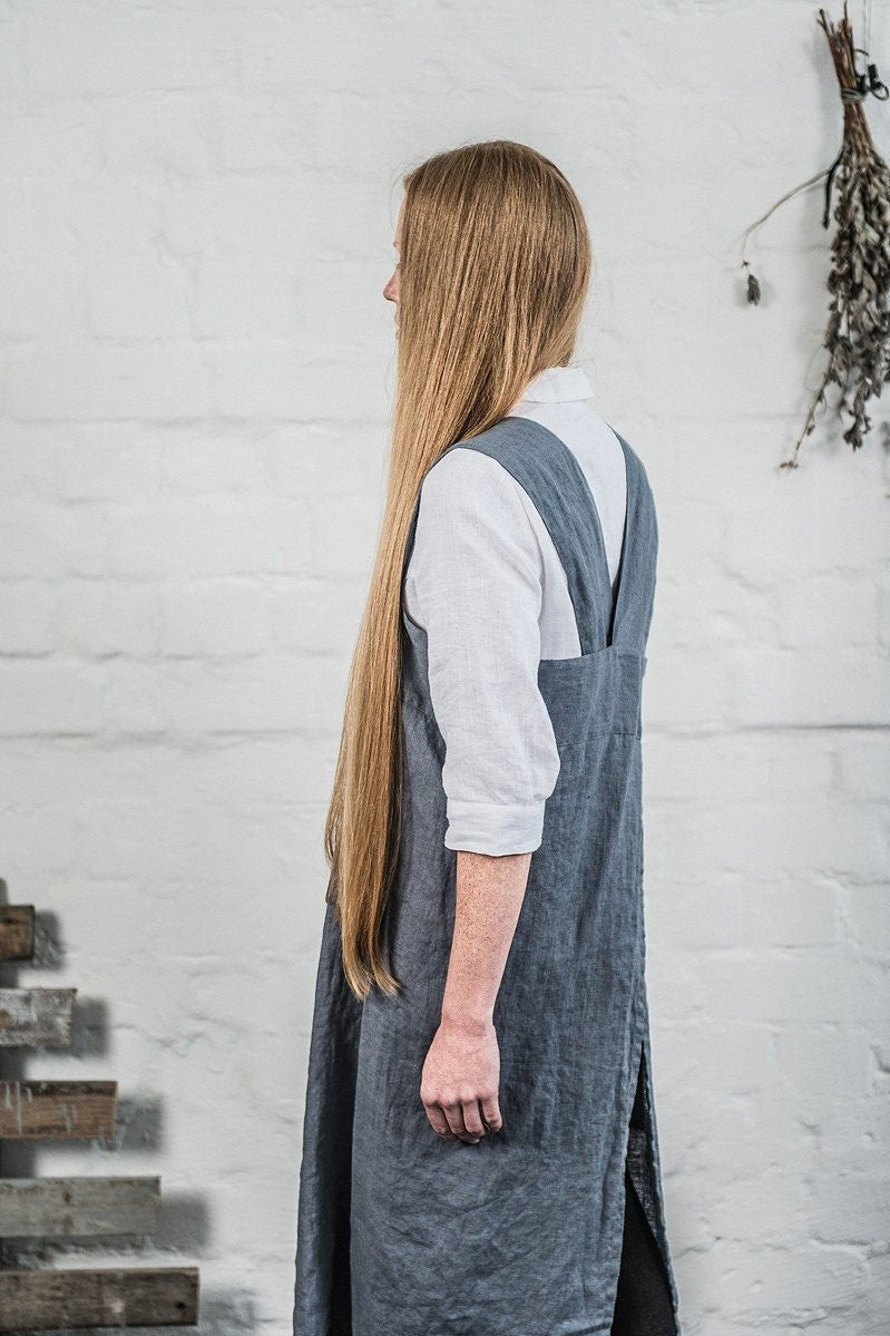 Linen Apron - Pinafore - notPERFECTLINEN EU