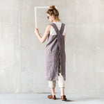 Linen Apron - Pinafore - notPERFECTLINEN EU