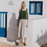 SION gathered linen skirt - notPERFECTLINEN EU