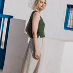 SION gathered linen skirt - notPERFECTLINEN EU