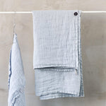 Set of 2 - Large linen waffle bath towel (READY TO SHIP) - notPERFECTLINEN EU